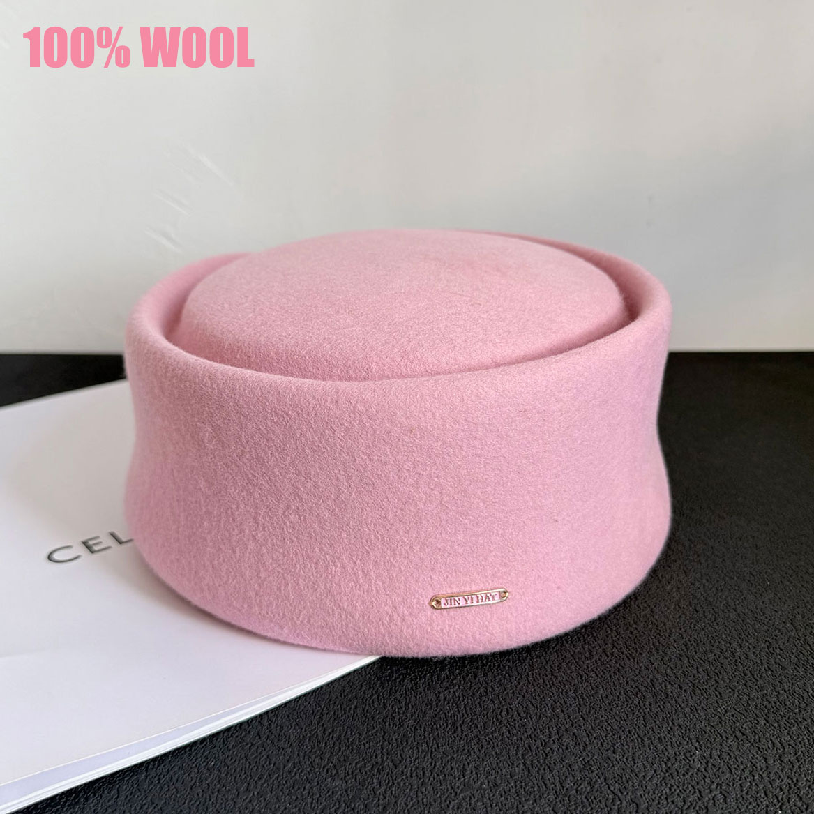 หมวกเบเร่ต์ทรงกล่องยา ขนสัตว์  - Beret French Wool บทวิจารณ์และราคา