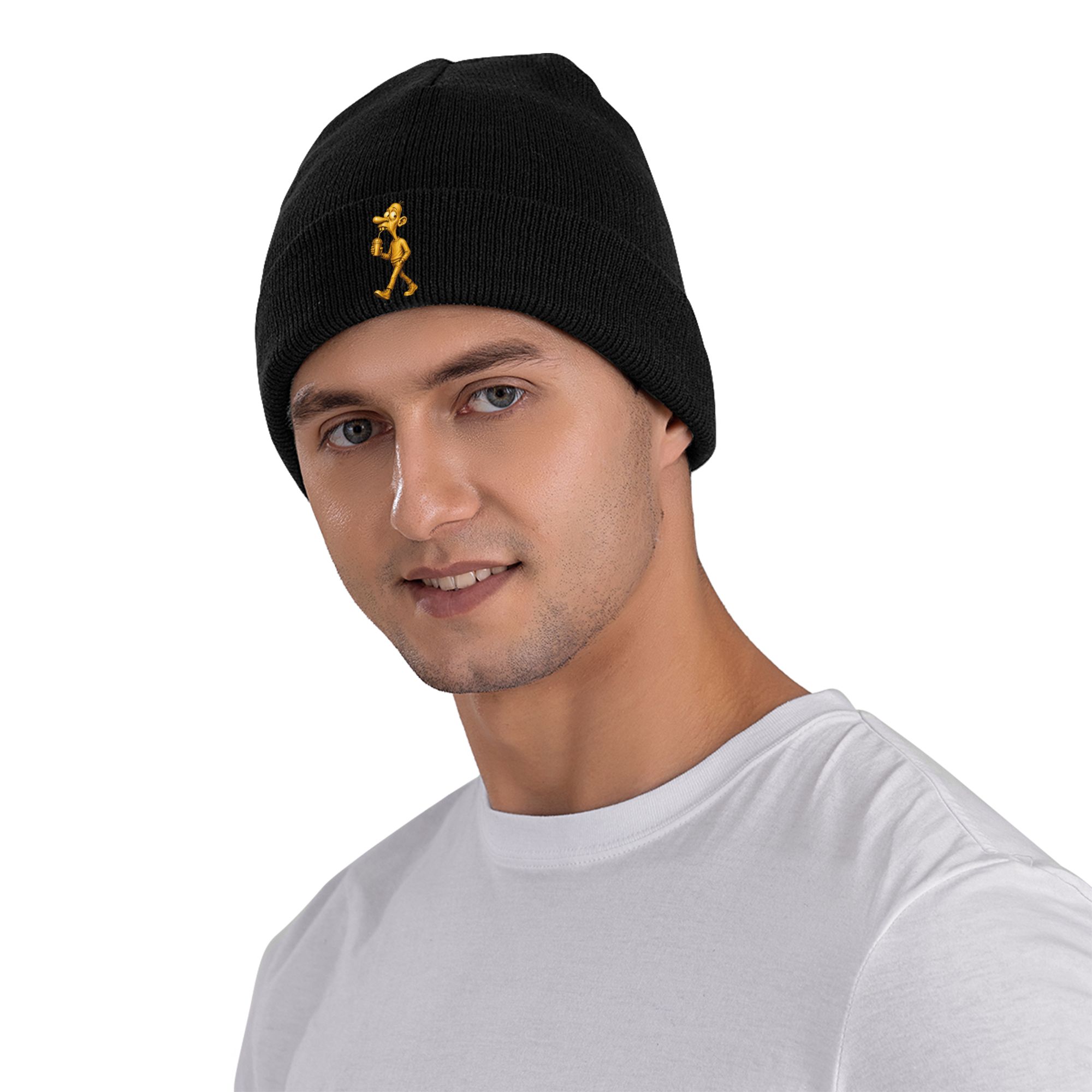 หมวกบีนนี่ถักลายริบพร้อมขอบพับ - Beanie Cuffed Knit บทวิจารณ์และราคา