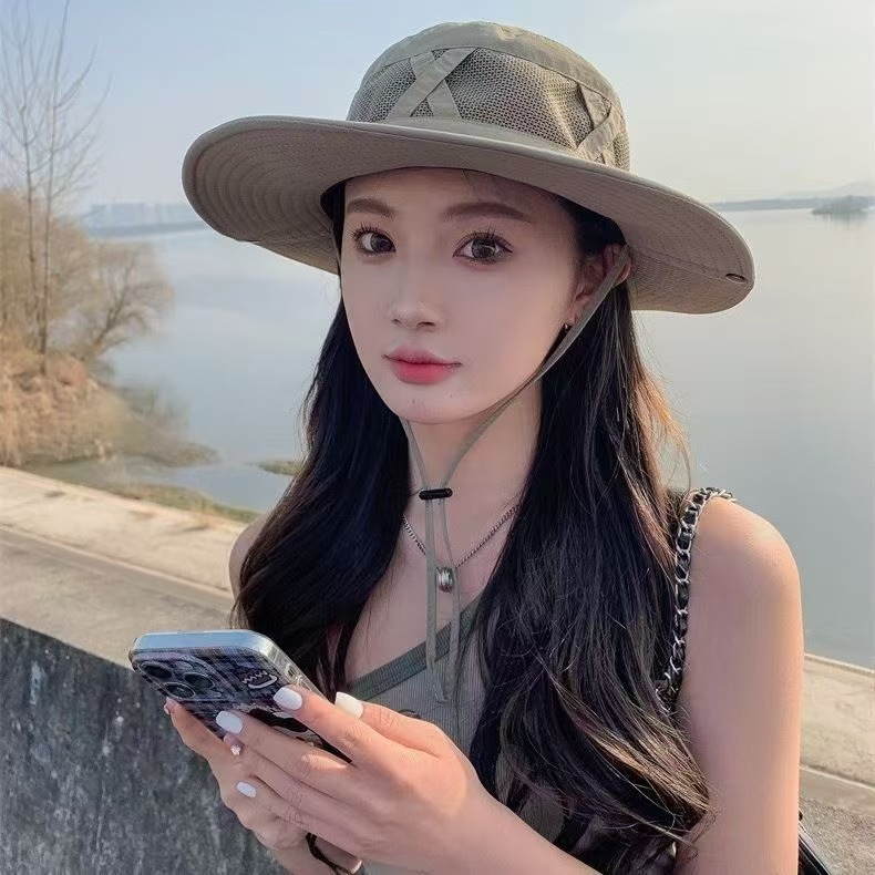 หมวกบักเก็ตผู้ชายสำหรับฤดูร้อน - Sun Hat Wide Brim บทวิจารณ์และราคา