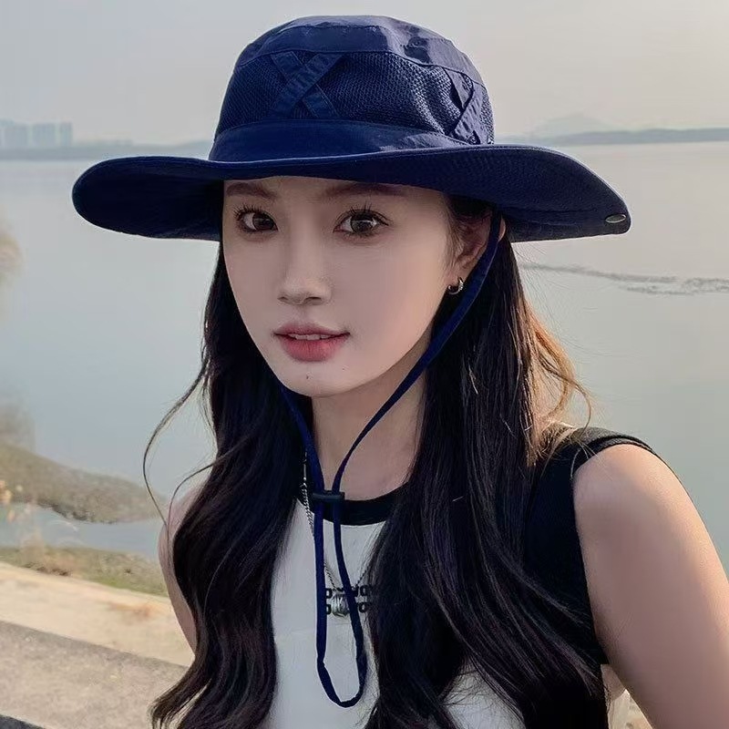 หมวกบักเก็ตผู้ชายสำหรับฤดูร้อน - Sun Hat Wide Brim บทวิจารณ์และราคา