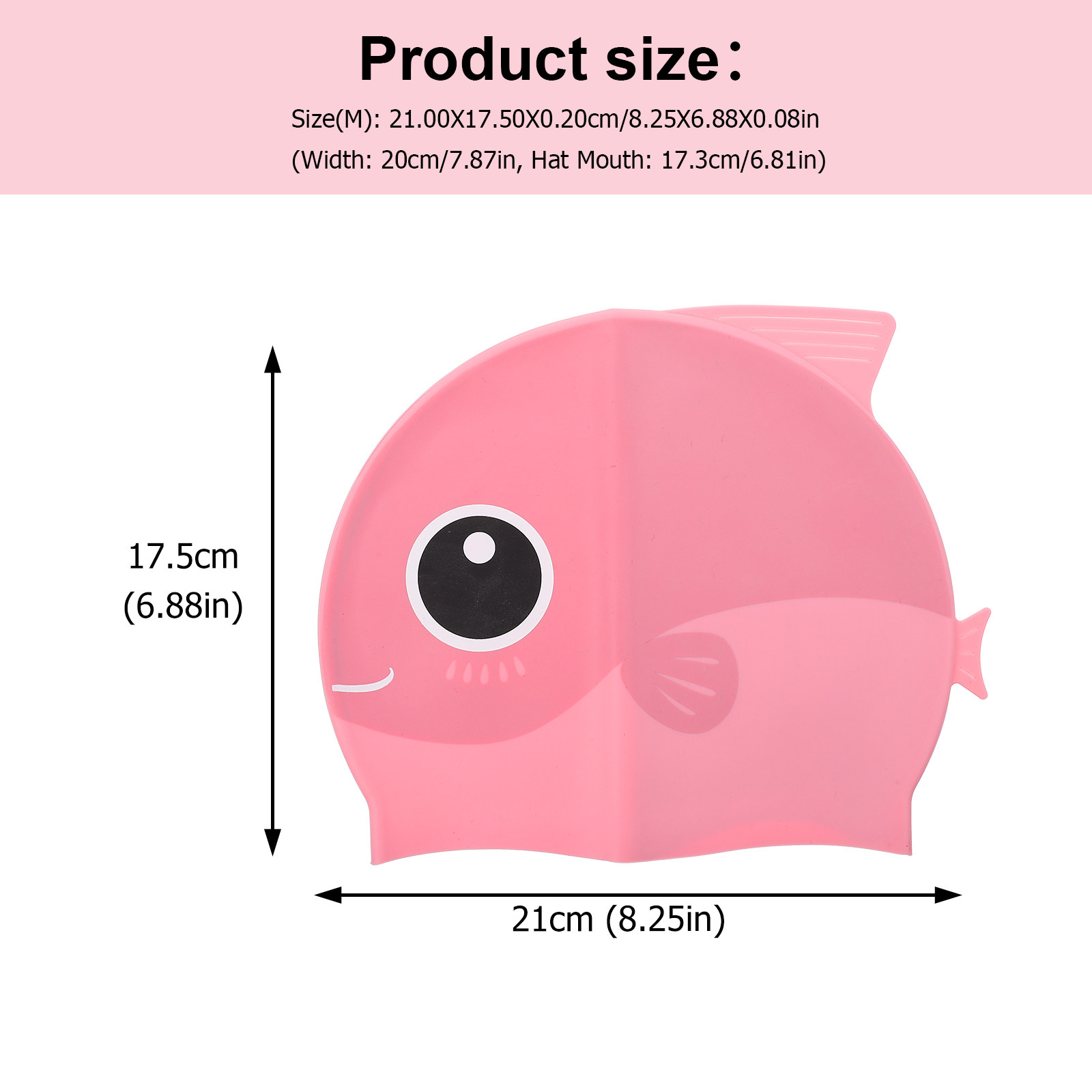 หมวกว่ายน้ำซิลิโคนลายการ์ตูนสำ - Swim Hat Silicone บทวิจารณ์และราคา