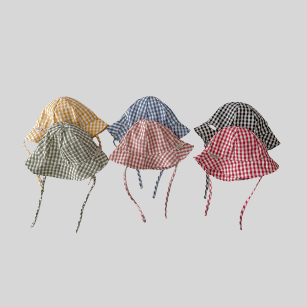 Ins สไตล์ลายสก๊อตหมวกเด็กฤดูใบ - Sun Hat Wide Brim บทวิจารณ์และราคา